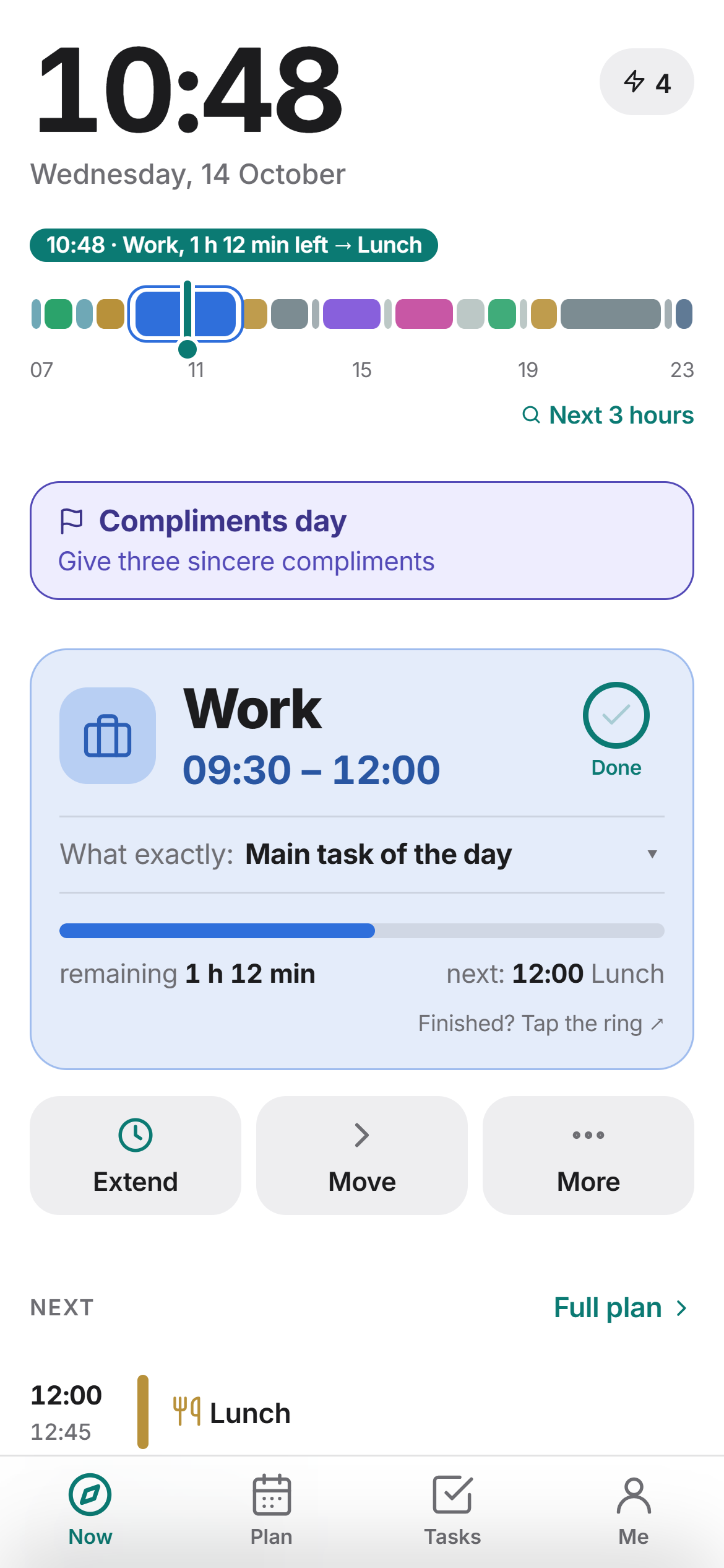 Ritm app screen